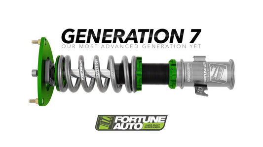 Introducing the Generation 7 Fortune Auto Coilovers