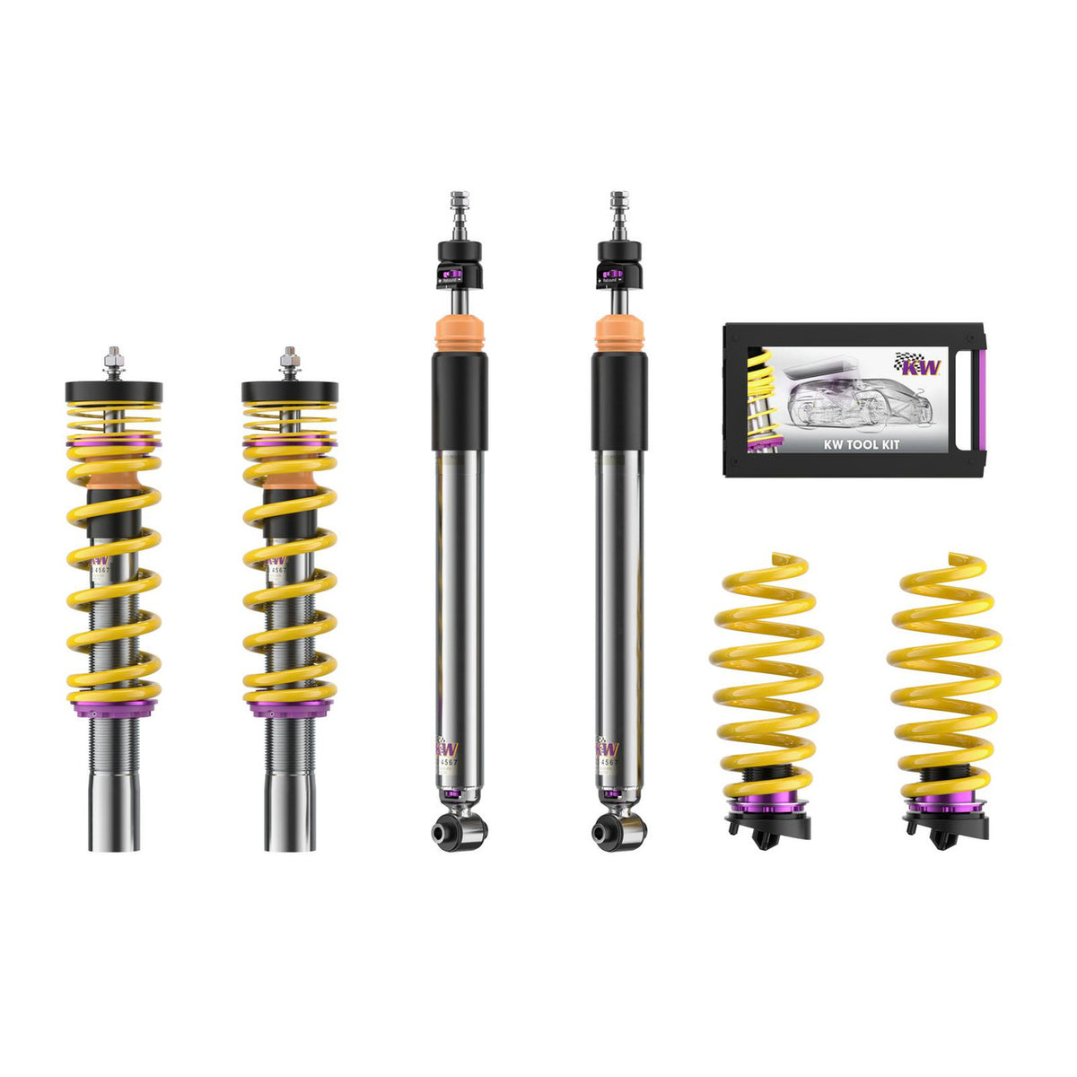 KW Suspension Variant 3 Coilover Kit for 2019-2025 Audi A7 Sportback (C7) (w/ Electronic Dampers) 352100CW