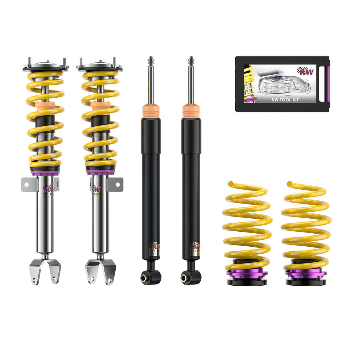 KW Suspension Variant 1 Coilover Kit for 2017-2026 Tesla Model 3 RWD 10287006