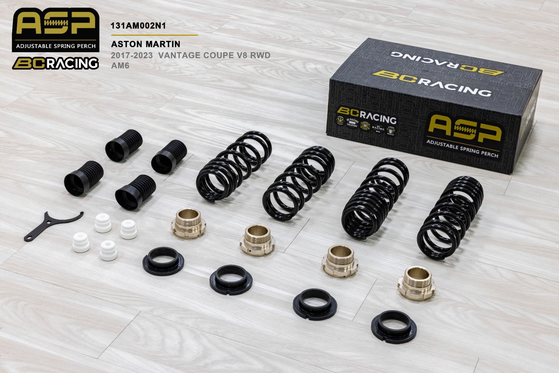 BC Racing ASP Series Springs for 2017-2023 Aston Martin Vantage V8 RWD