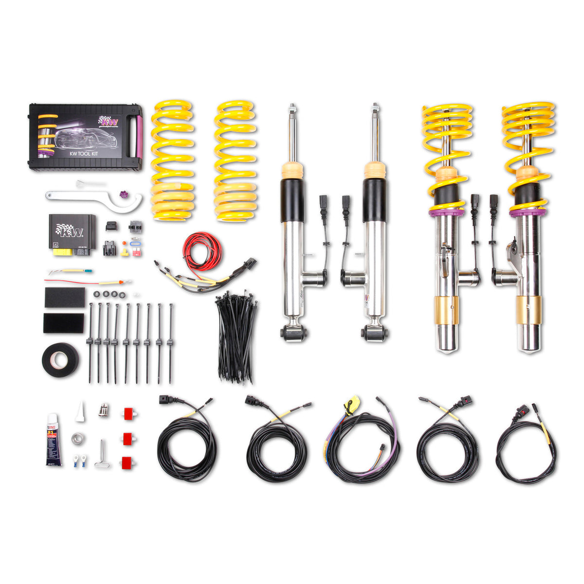 KW Suspension DDC ECU Coilover Kit for 2012-2015 BMW 335i Sedan RWD (F30) (w/o EDC) 39020013