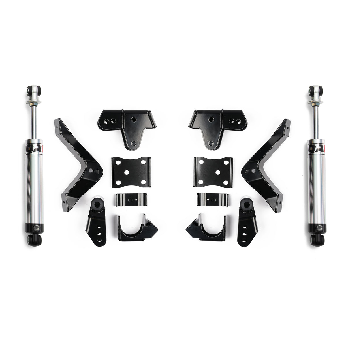 QA1 Rear Drop Kit, 4in. to 6in. Drop, Single Adjustable for 2019-2026 Chevrolet Silverado 1500 RWD/4WD