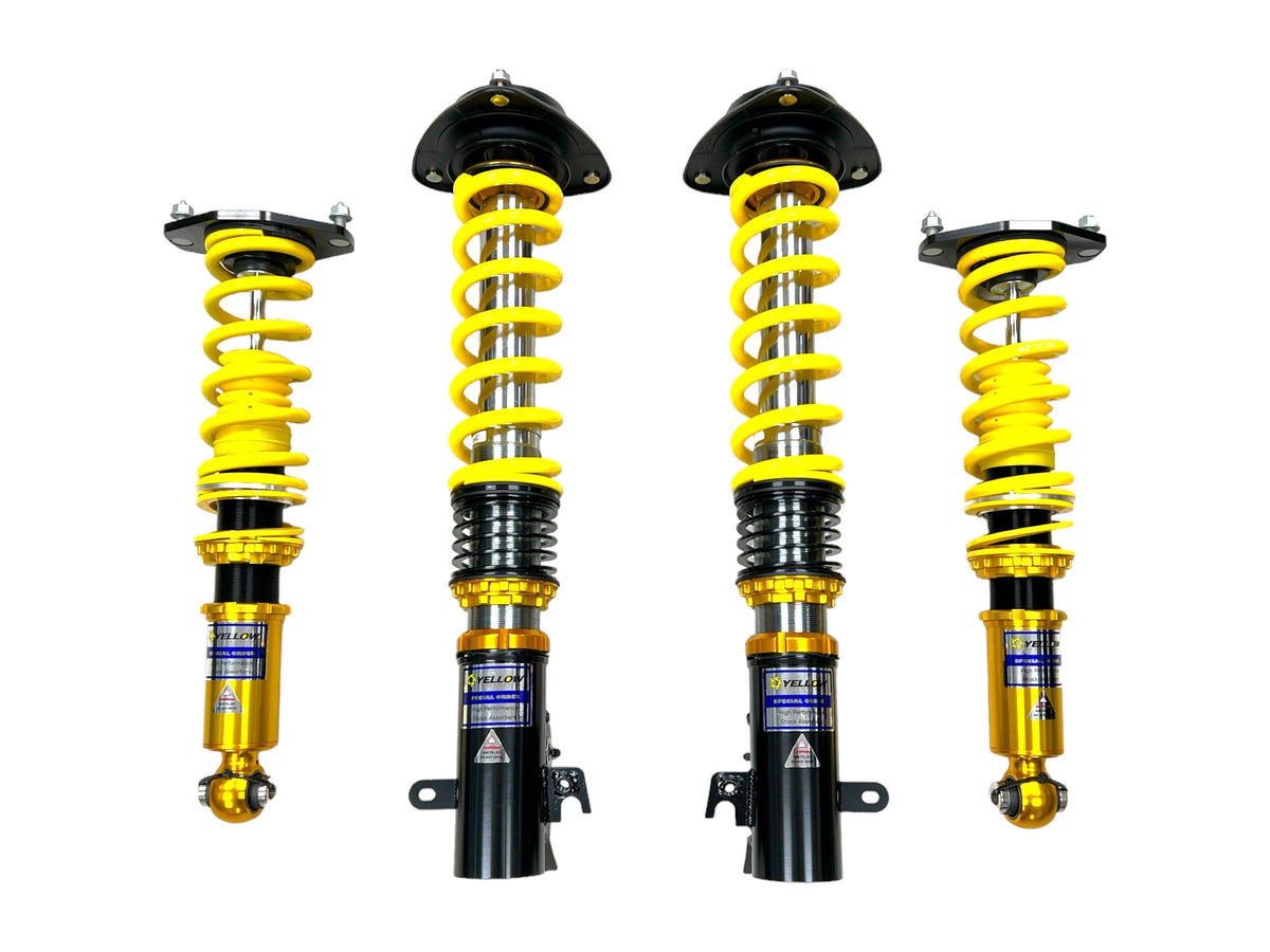 Yellow Speed Gravel Rally Coilovers for 2009-2017 Skoda Yeti FWD (5L)