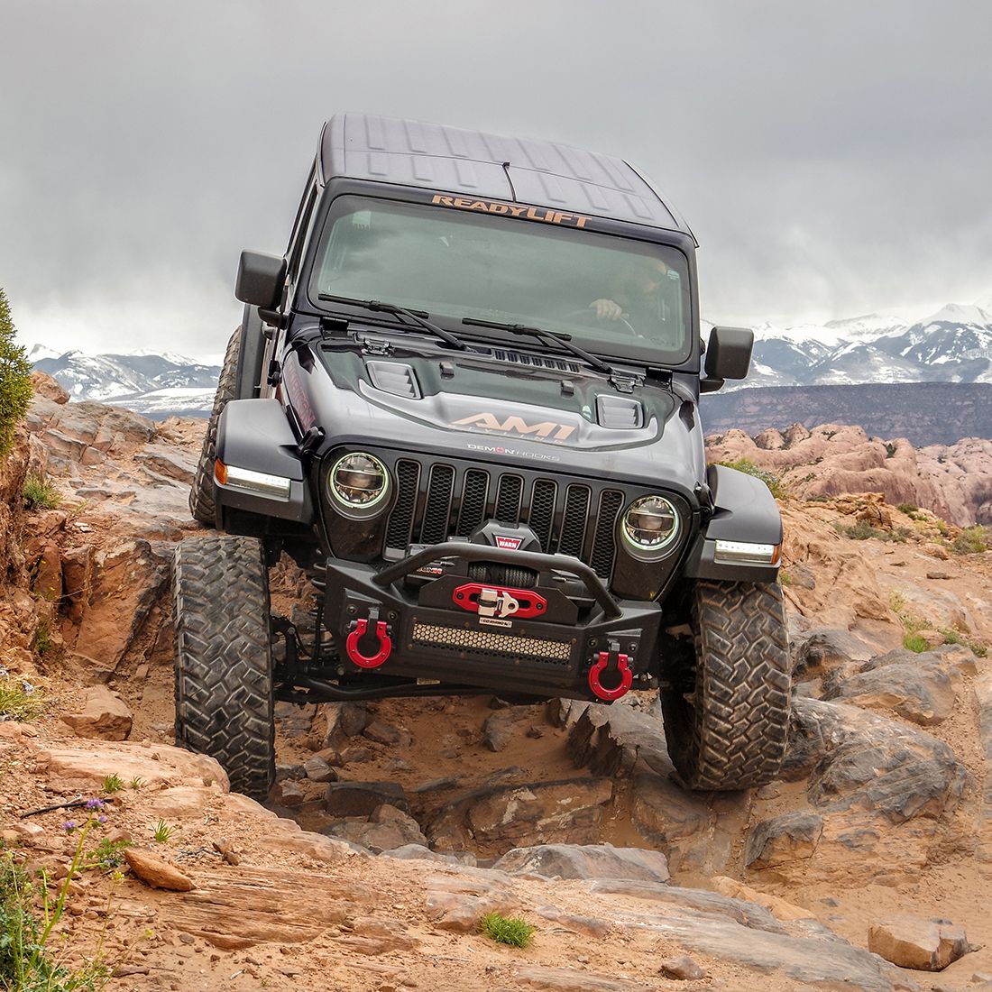 ReadyLift 3.5" Terrain Flex 2-Arm Kit w/Falcon 2.1 Monotube Shocks for 2018-2026 Jeep Wrangler 69-6836