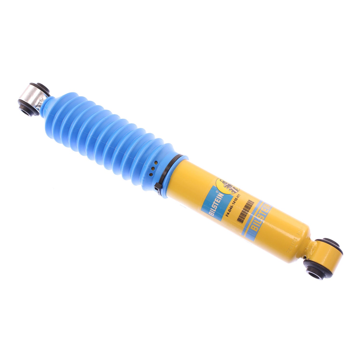Bilstein B6 4600 46mm Monotube Suspension Front Shock Absorber - 11.22 in. Collapsed, 16.14 in. Extended, Eye 12.7mm Lower Mount 24-014106