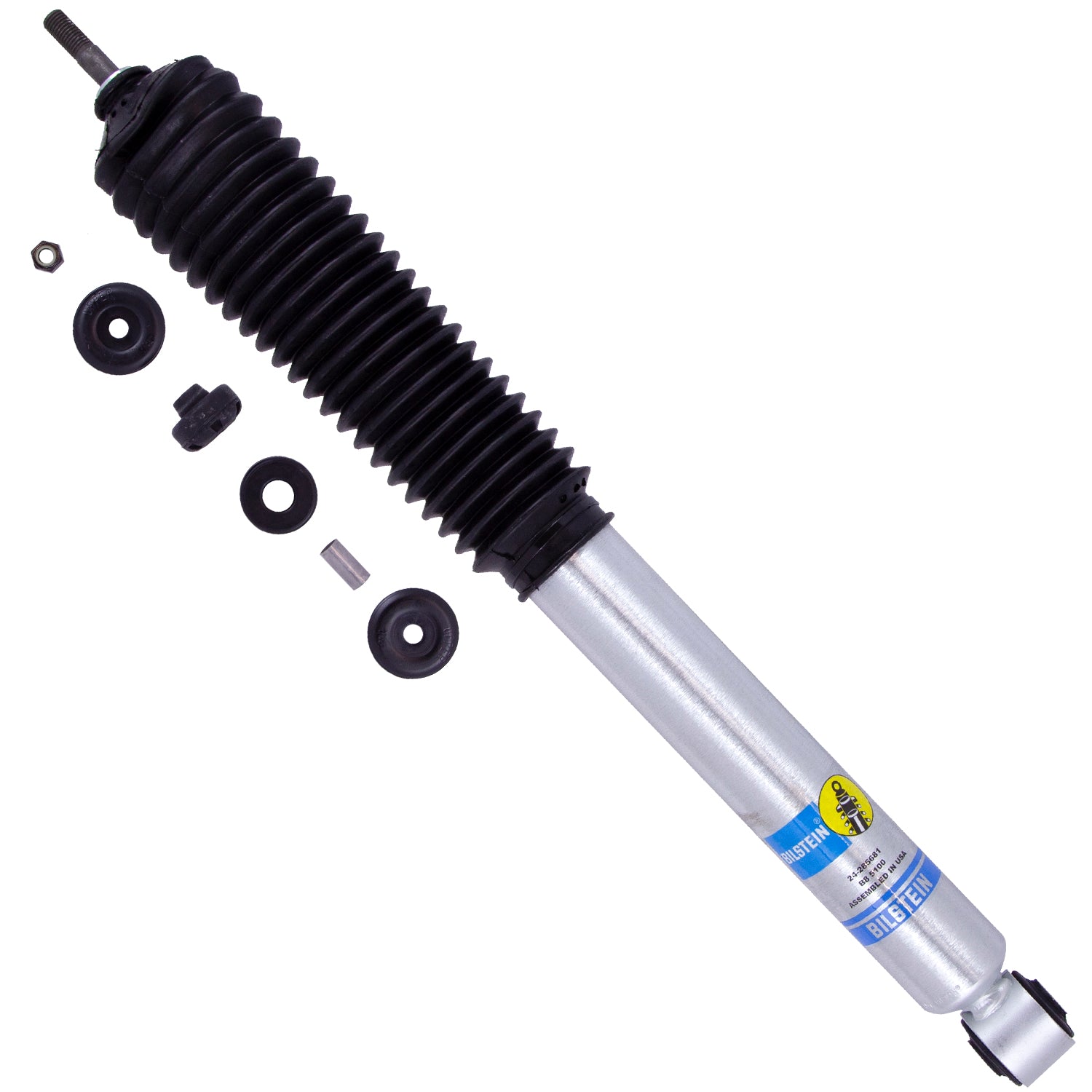 Bilstein B8 5100 46mm Monotube Suspension Rear Shock Absorber (16.75 in. Collapsed) for 2014-2026 Dodge Ram 2500 (DS/DT) 24-285681