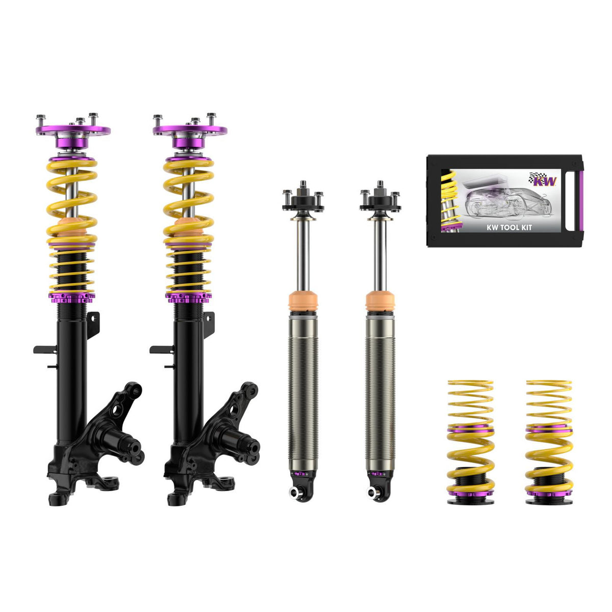 KW Suspension V3 Racing Kit for 1987-1991 BMW 325is Coupe (E30), R-Compound