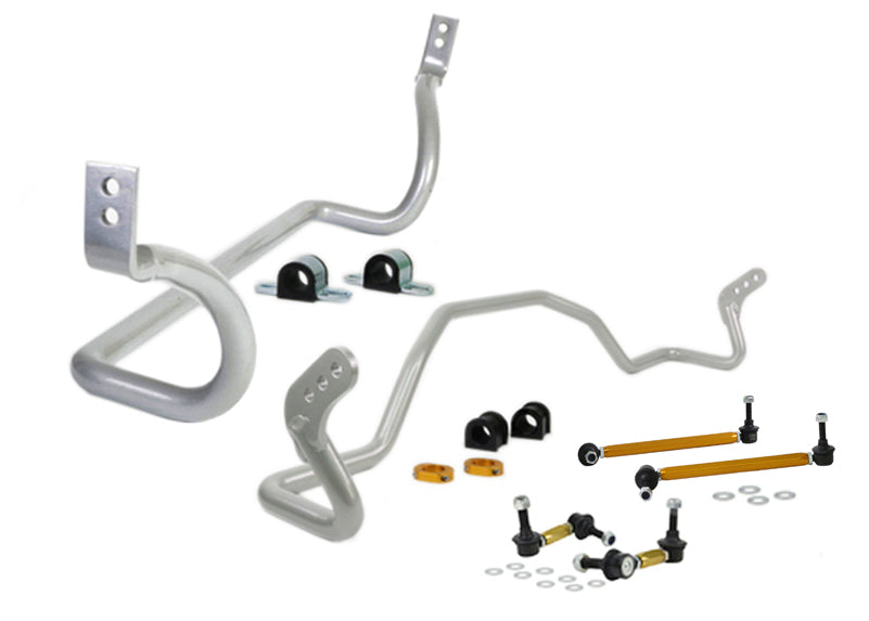 Whiteline Front and Rear Sway Bar Kit for 2009-2015 Mitsubishi Lancer CJ Ralliart (CZ/CSA) BMK008