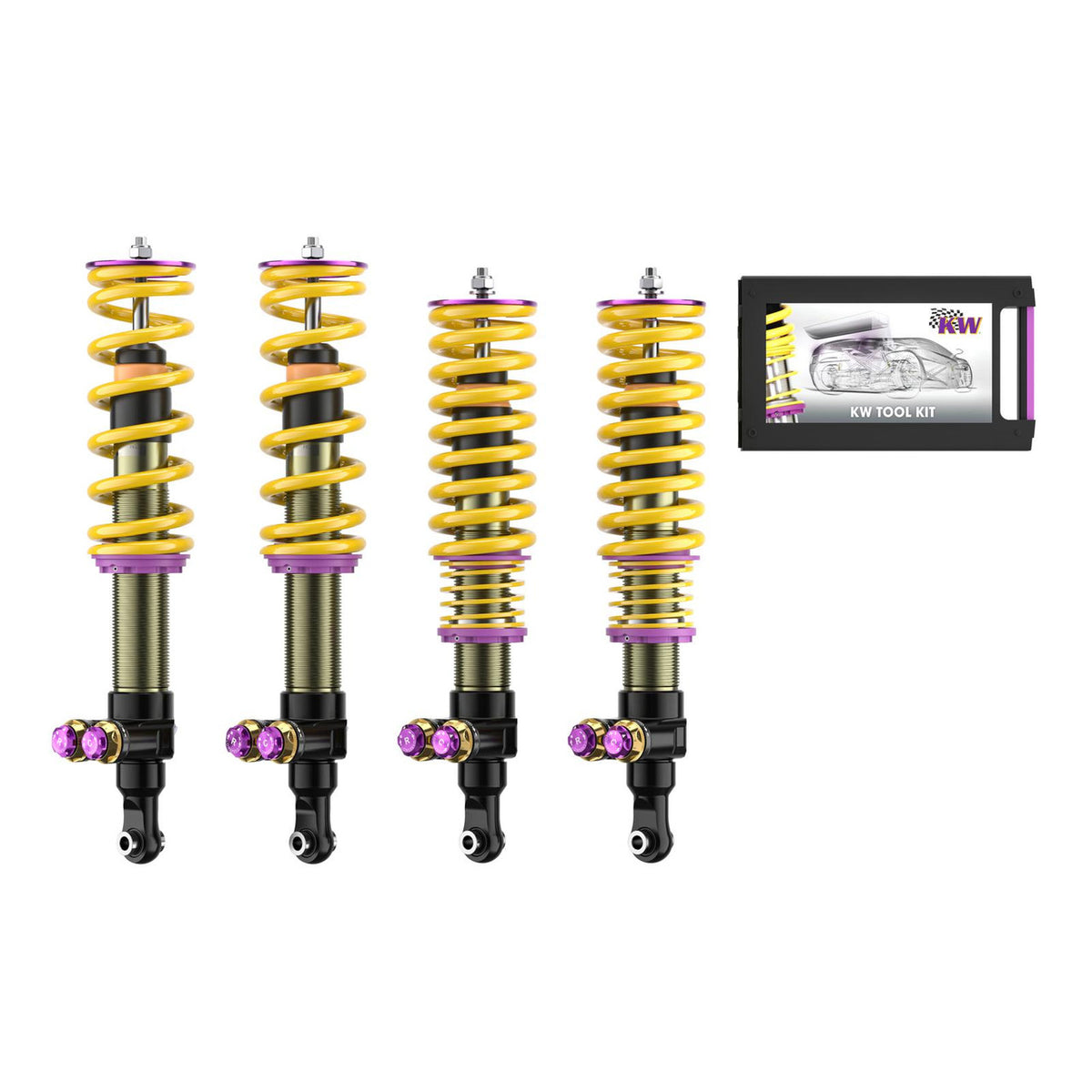 KW Suspension Variant 5 Adjustable Coilover Kit for 2021-2023 Ferrari F8 Spider (w/ OE Noselift) 30942025
