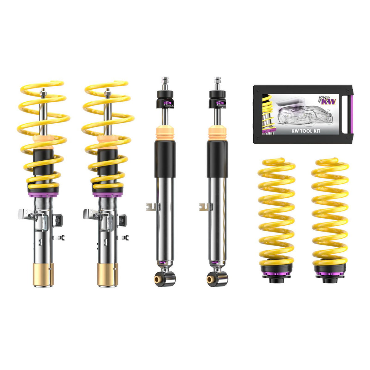KW Suspension Variant 3 Adjustable Leveling Coilover Kit for 2018-2025 Audi SQ5 (w/ Electronic Dampers) 35208100DQ
