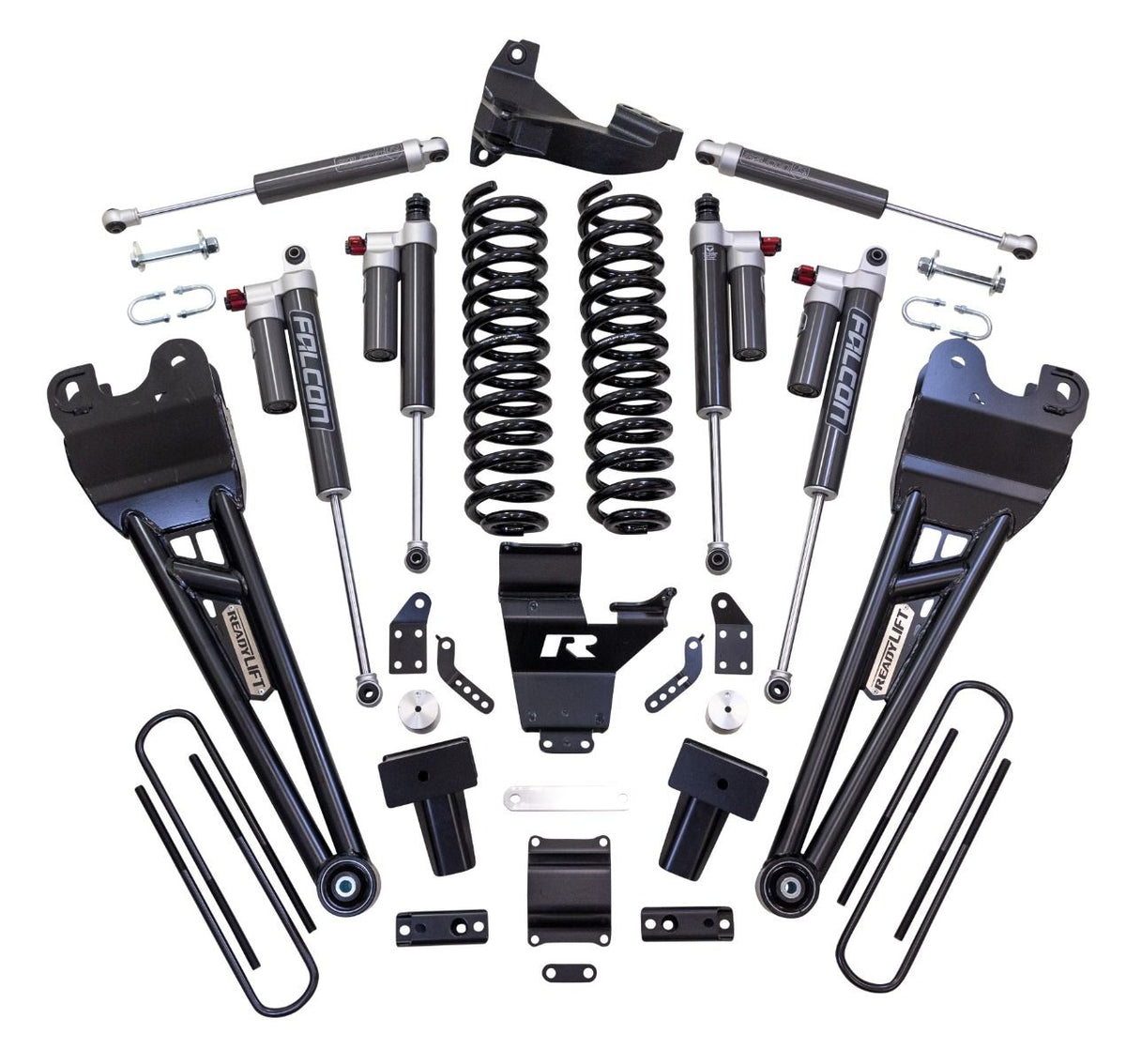 ReadyLift 4" Coil Spring Suspension System w/Falcon MAX3.3 Shocks And Radius Arms for 2023-2026 Ford F-350 4WD 43-23440