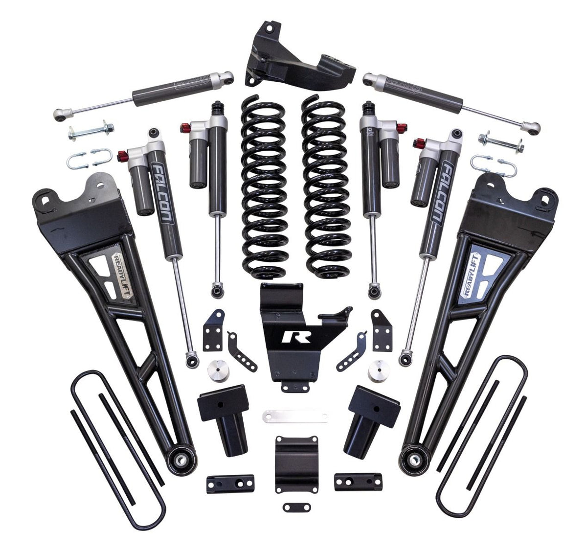 ReadyLift 4" Coil Spring Suspension System w/Falcon MAX3.3 Shocks And Radius Arms for 2017-2022 Ford F-250 4WD 43-27440