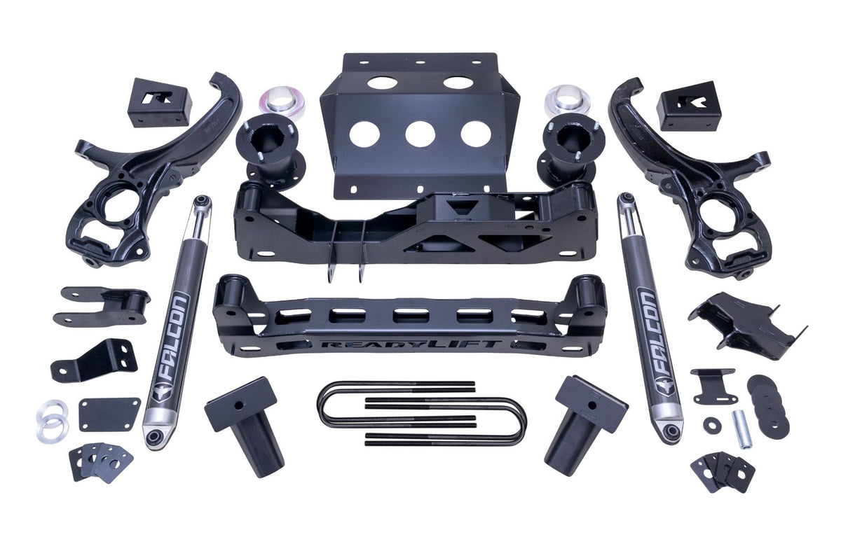 ReadyLift 4" Big Lift Kit w/Falcon 2.1 Shocks for 2025-2026 Chevrolet Silverado 1500 Trail Boss 44-35426