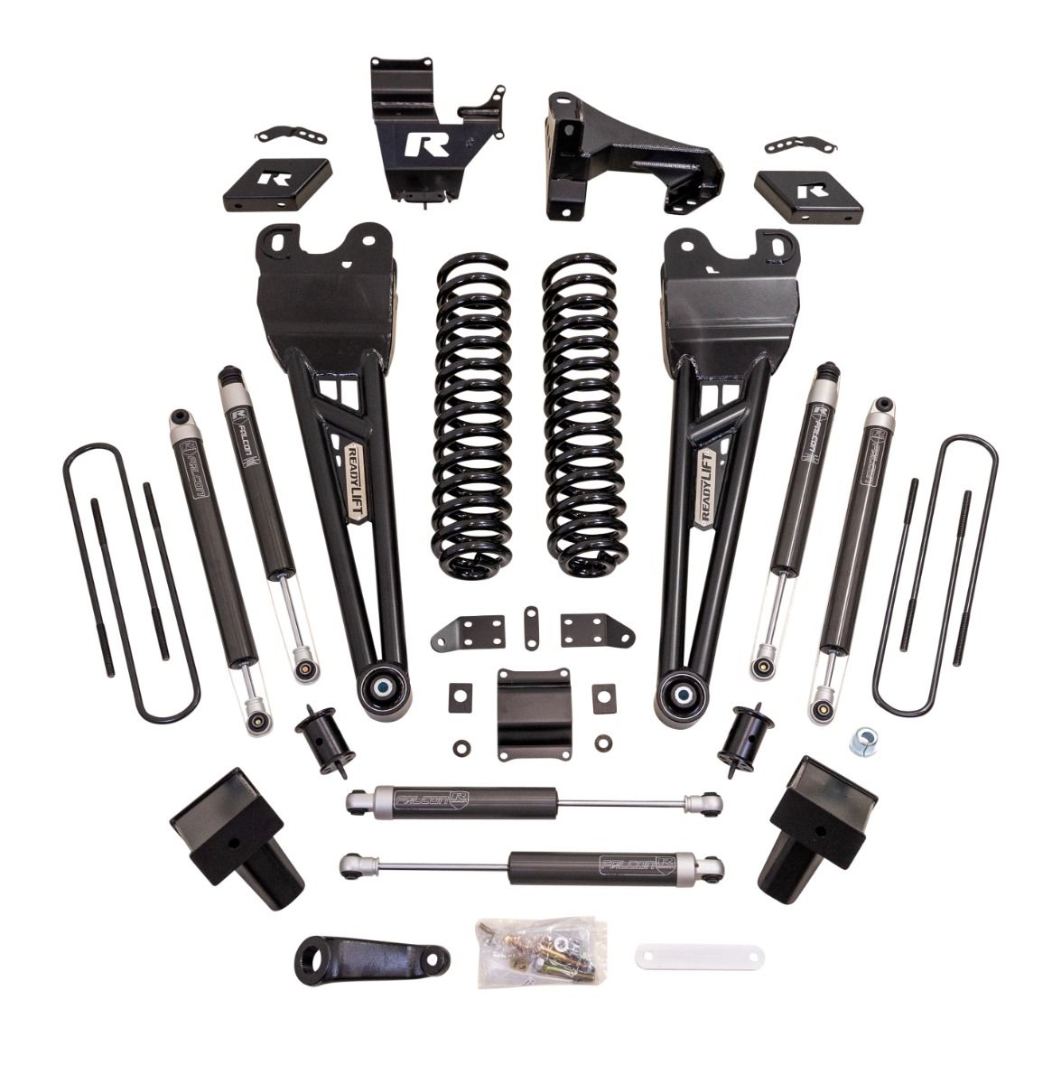ReadyLift 6" Coil Spring Lift Kit w/Falcon Shocks And Radius Arms for 2023-2026 Ford F-250 4WD 49-23621