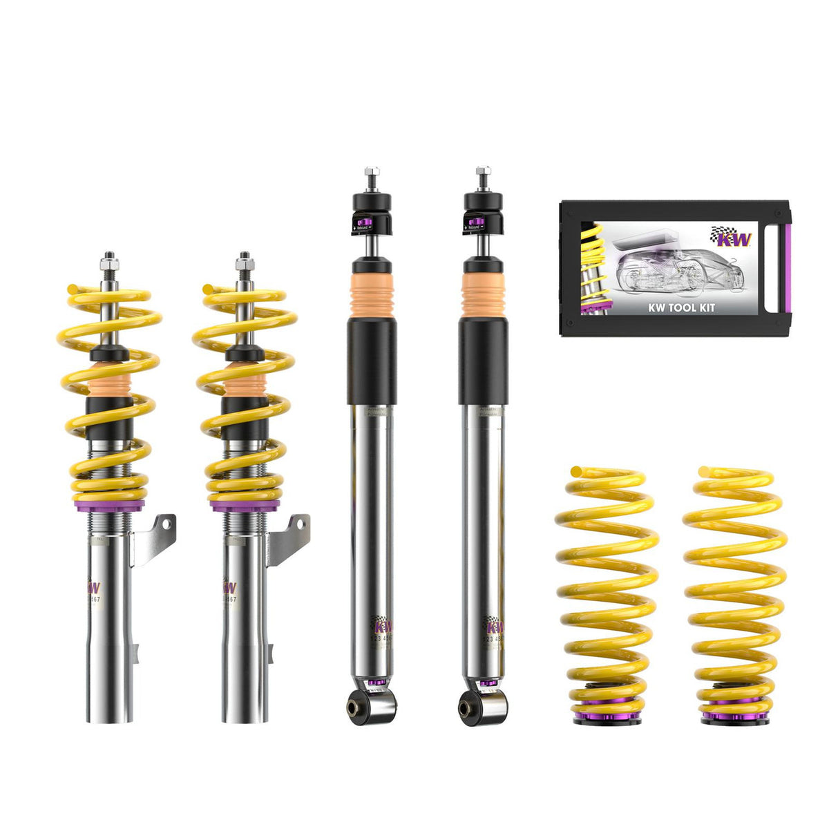 KW Suspension Variant 3 Coilover Kit for 2013-2019 Cadillac ATS RWD (w/ Magnetic Ride) 35263005
