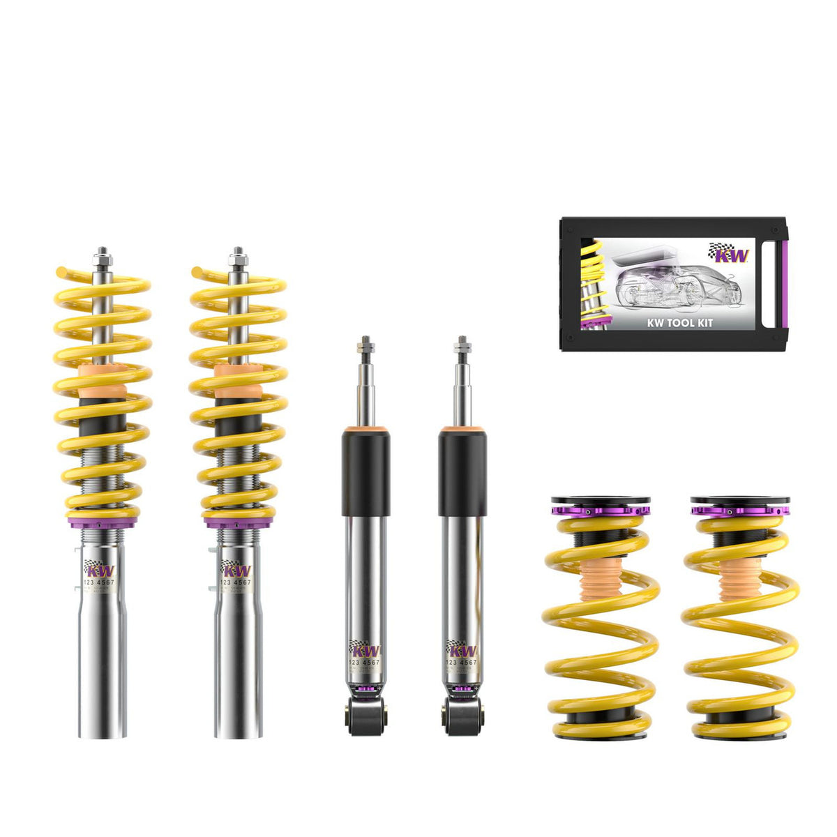 KW Suspension Variant 3 Coilover Kit for 2025 Volkswagen ID. Buzz AWD 352800EP