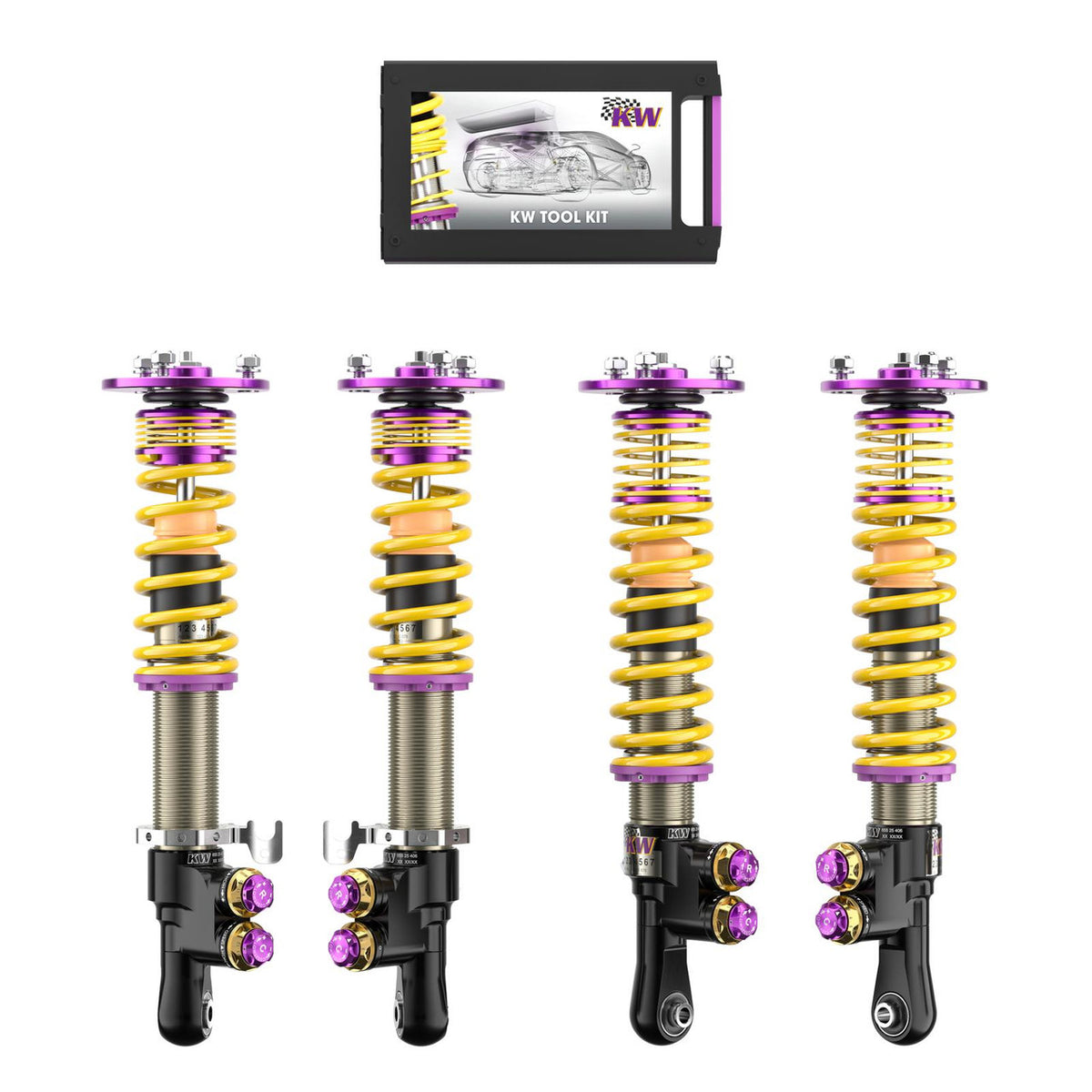 KW Suspension Variant 5 Adjustable Coilover Kit for 1991-2005 Acura NSX RWD 30950022