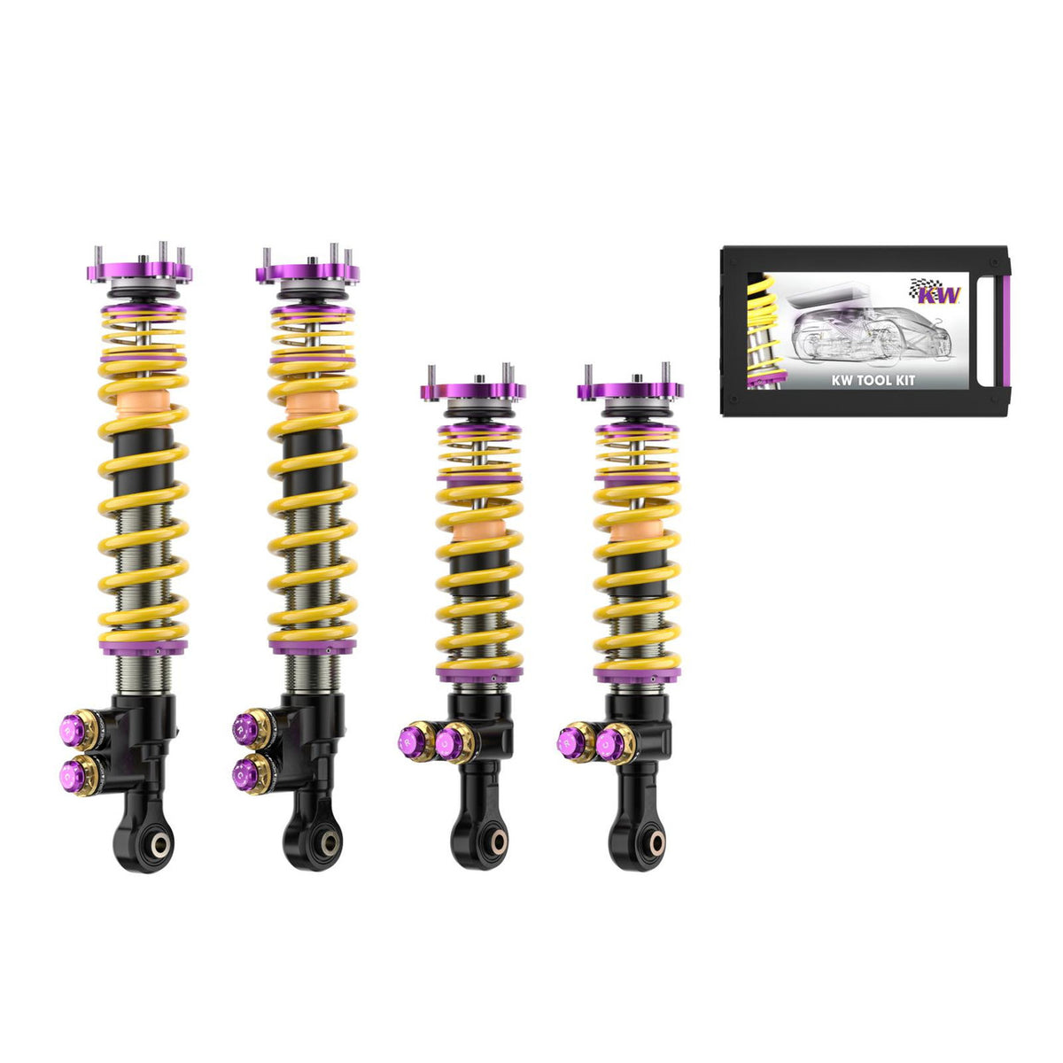 KW Suspension Variant 5 Adjustable Clubsport Coilover Kit for 2018-2020 Mercedes-Benz AMG GT R (w/ Electronic Dampers) 309012500C