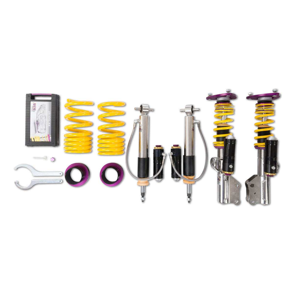 KW Suspension Variant 4 Adjustable Clubsport Coilover Kit for 2015-2017 Ford Mustang GT Fastback 39730265