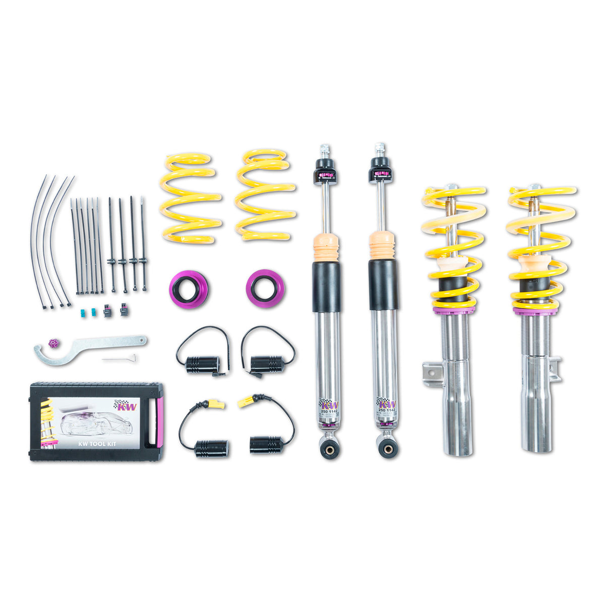 KW Suspension Variant 3 Coilover Kit for 2020-2026 Mercedes-Benz CLA35 AMG (w/ Electronic Dampers) 3522500S