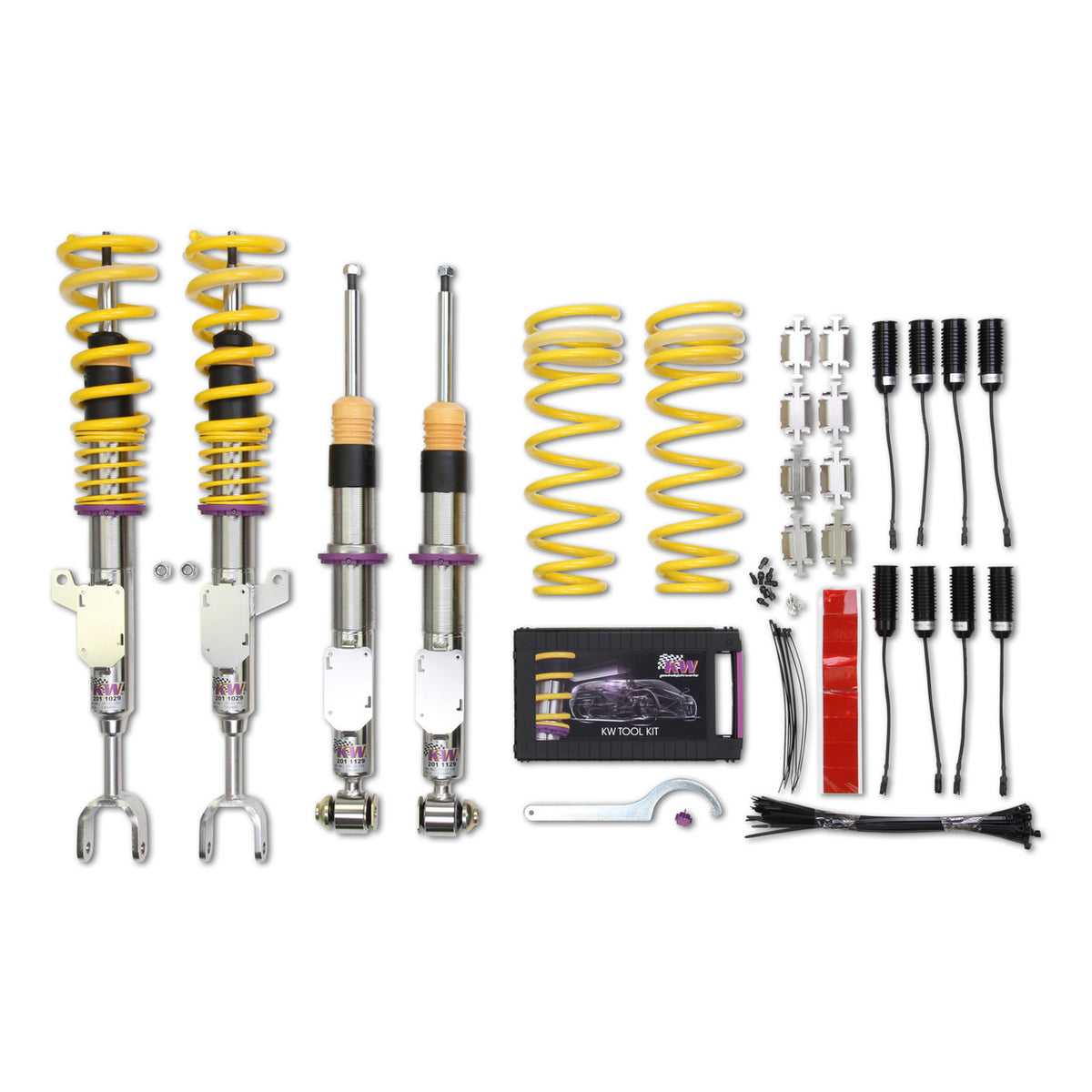 KW Suspension Street Comfort Coilover Kit for 2009-2015 BMW 7 Series Sedan (w/ Adaptive Drive) 18020090 - photo 2