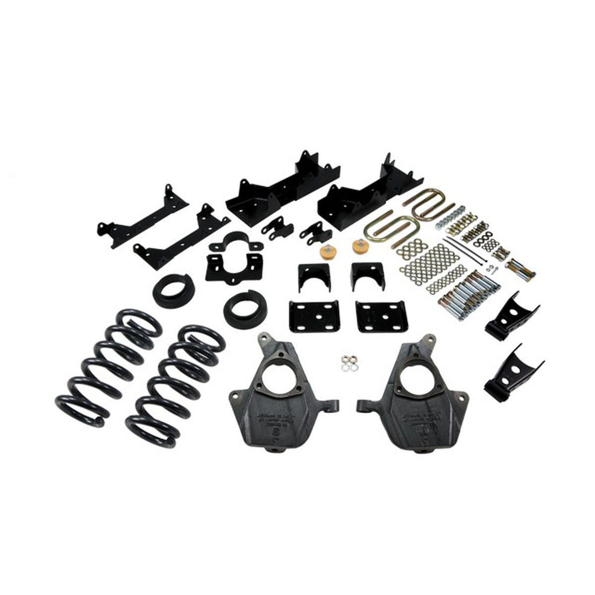 Belltech Lowering Kit w/o Shocks (4-5" Front / 7" Rear Drop) for 2007 Chevrolet Silverado 1500 Classic Extended Cab RWD Short Bed w/Front Coil Springs
