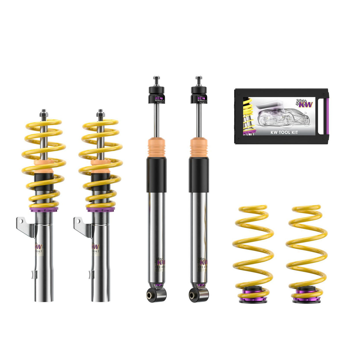 KW Suspension Variant 3 Coilover Kit for 2019-2023 Volkswagen Arteon FWD (w/ DCC) 352800AT
