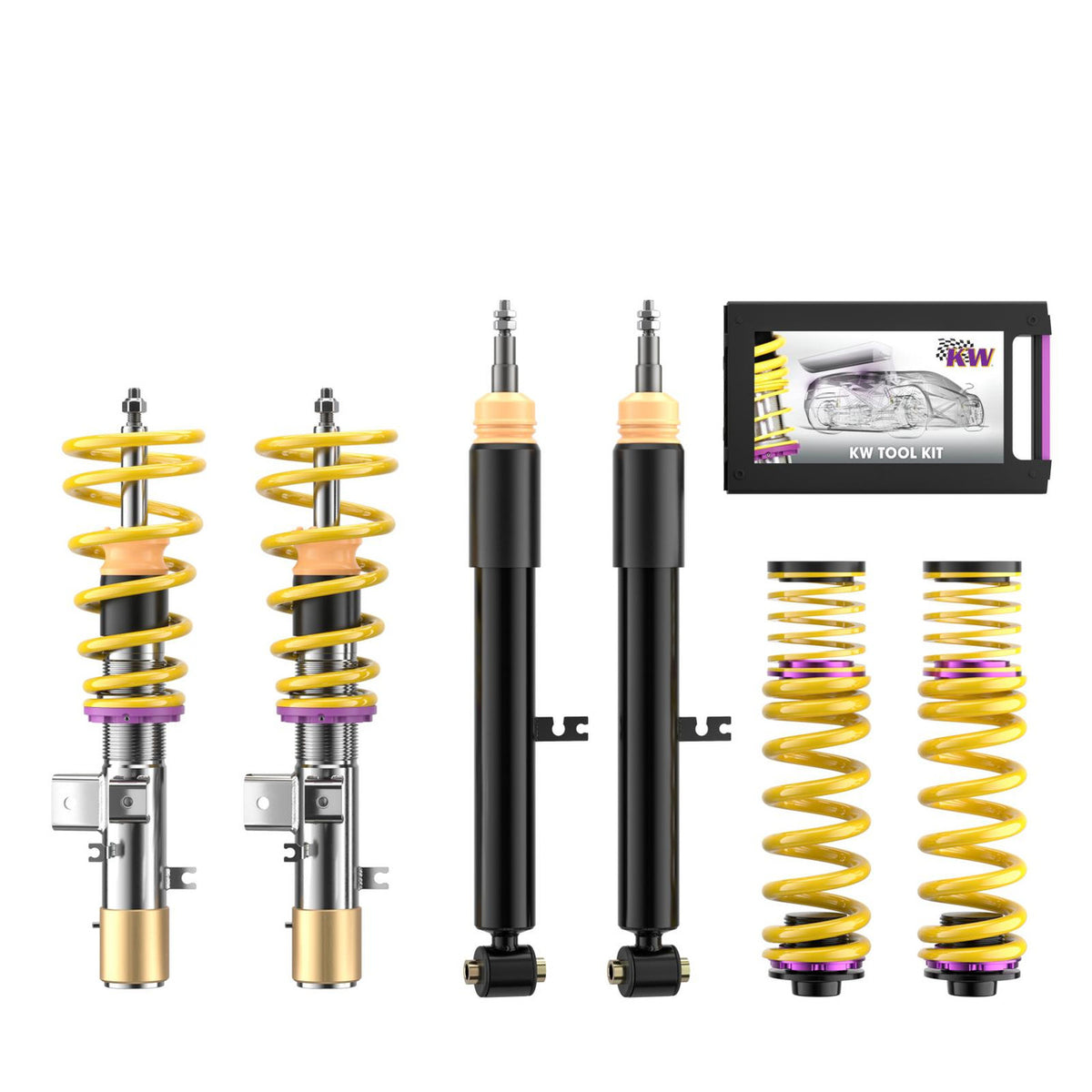 KW Suspension Variant 2 Coilover Kit for 2022-2026 BMW 230i Coupe RWD (G42) (w/o EDC) 152200CJ