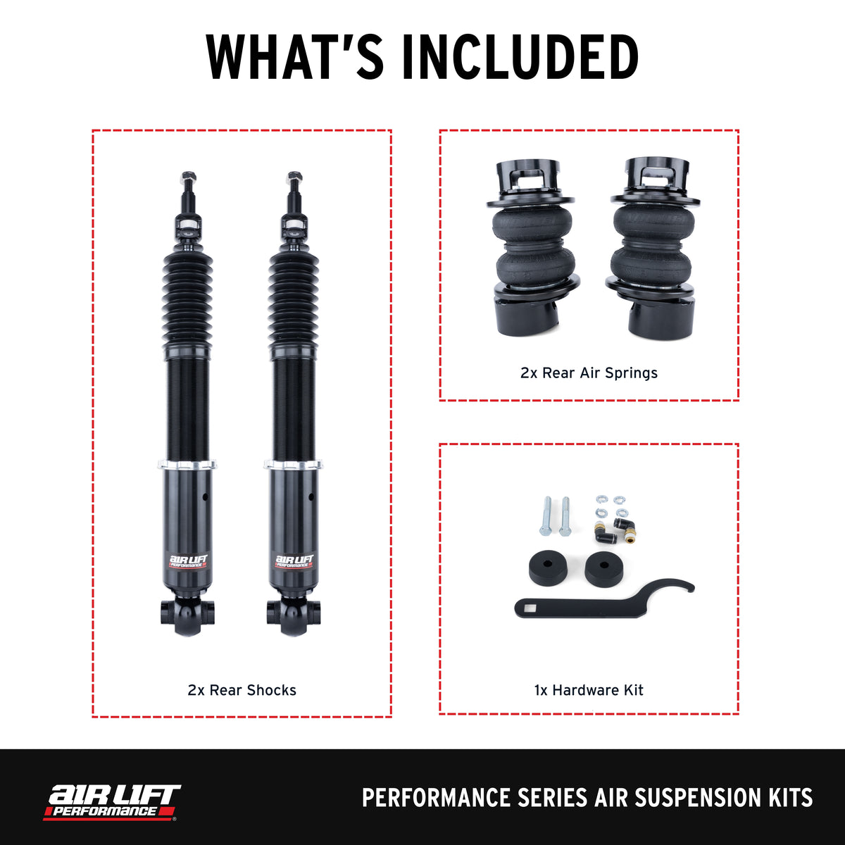 Air Lift Performance Rear Kit for 2015-2018 BMW M3 (F80) 76541