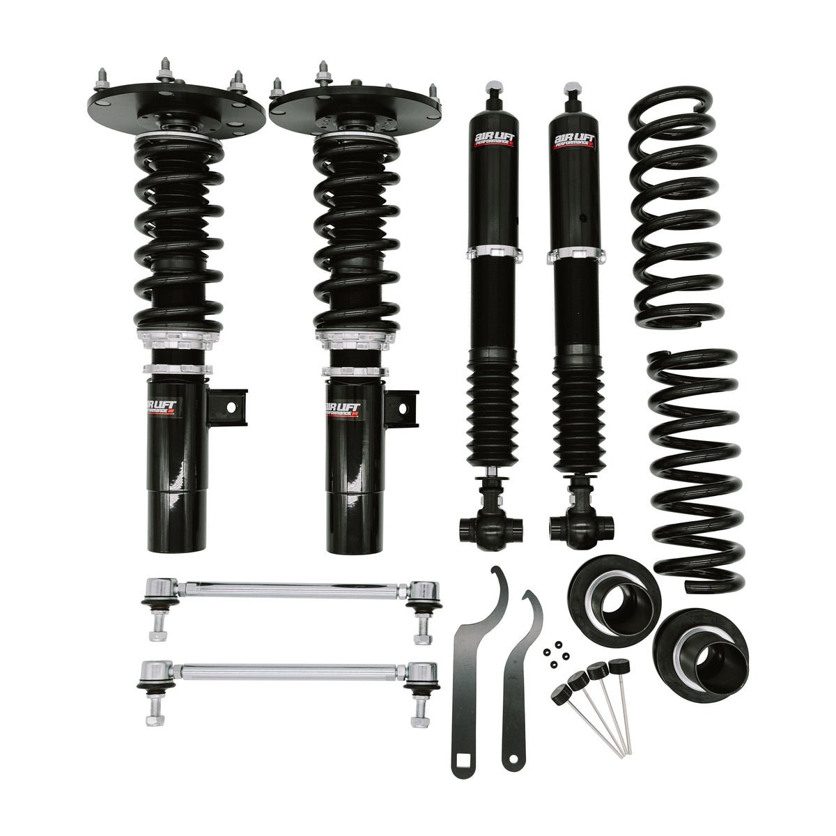 Air Lift Performance 4 Series coilovers for the 2015-2020 BMW 4 Series