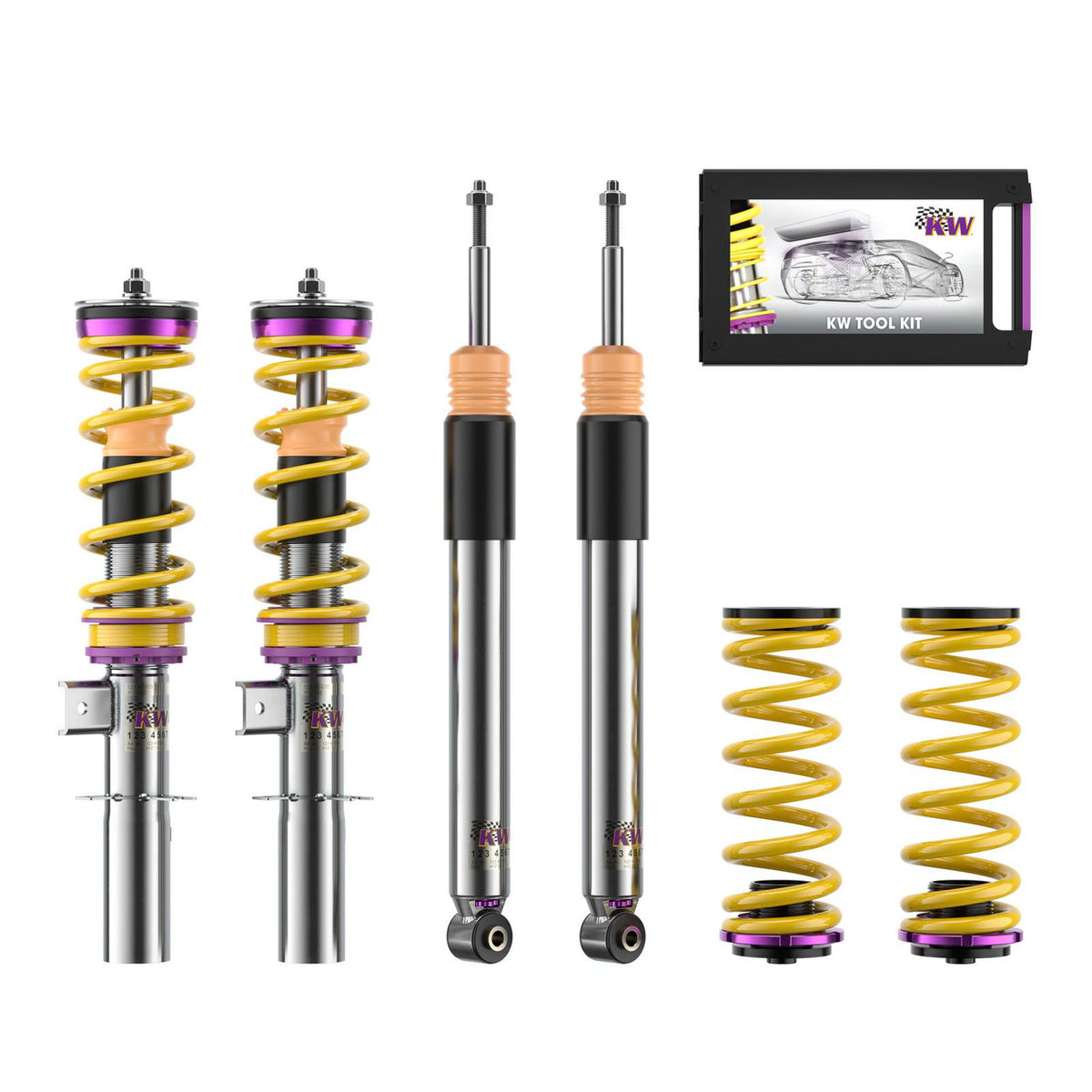 KW Suspension Variant 3 Coilover Kit for 2024 Polestar Polestar 2 RWD 35267023