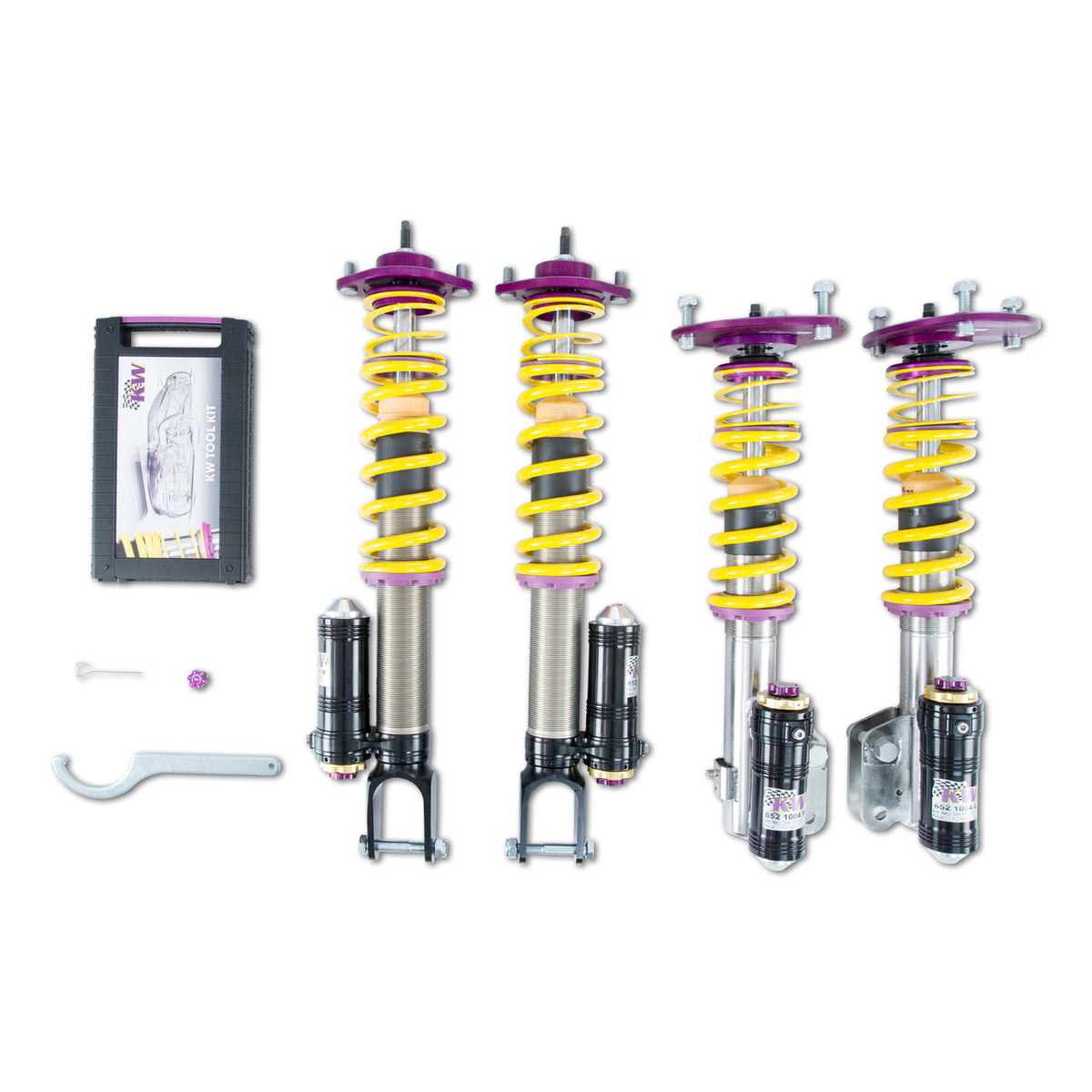 KW Suspension Variant 4 Adjustable Clubsport Coilover Kit for 2004-2006 Mitsubishi Lancer Evolution AWD (CT9A) 39765206