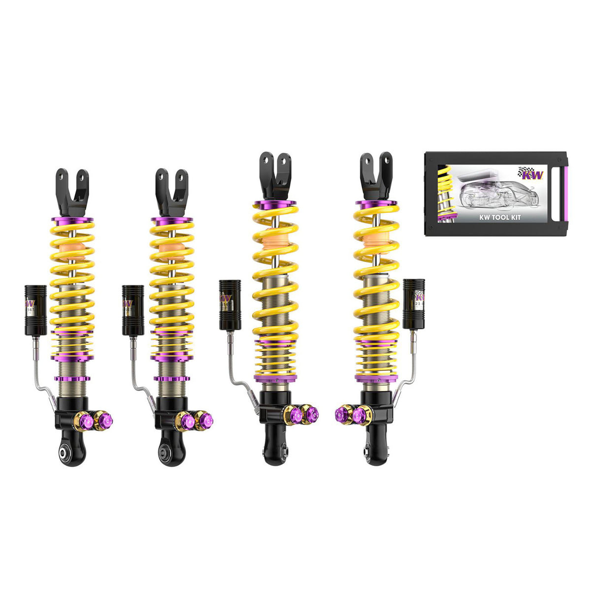 KW Suspension Variant 5 Adjustable Coilover Kit for 2019-2021 Lamborghini Aventador SVJ (w/ Electronic Dampers) 30911012