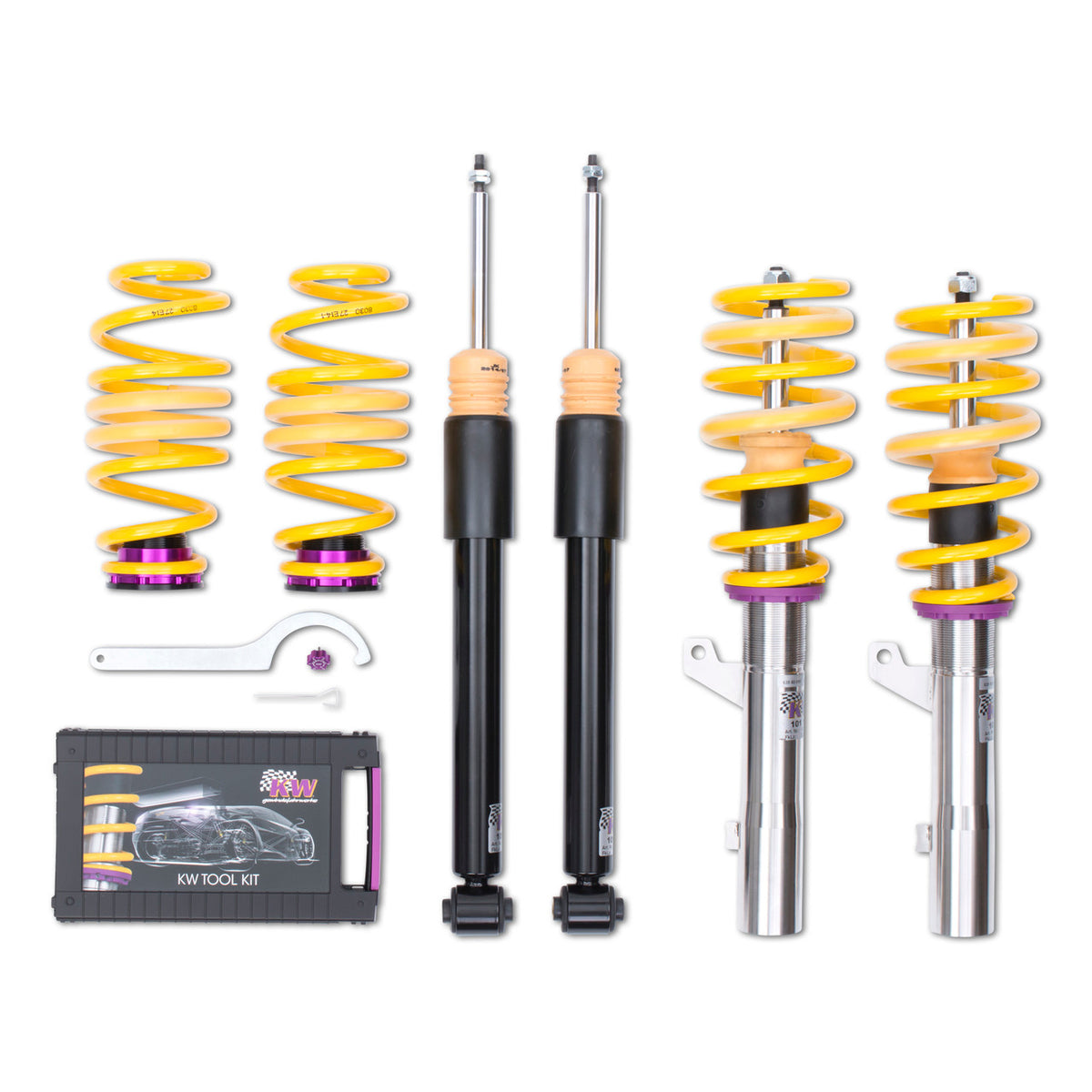 KW Suspension Street Comfort Coilover Kit for 2015-2018 Volkswagen Golf R (w/o DCC) 1808000N - photo 2