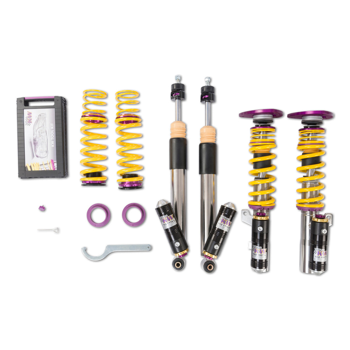 KW Suspension Variant 4 Adjustable Clubsport Coilover Kit for 2017-2020 Audi RS 3 AWD (8V) 397102AK