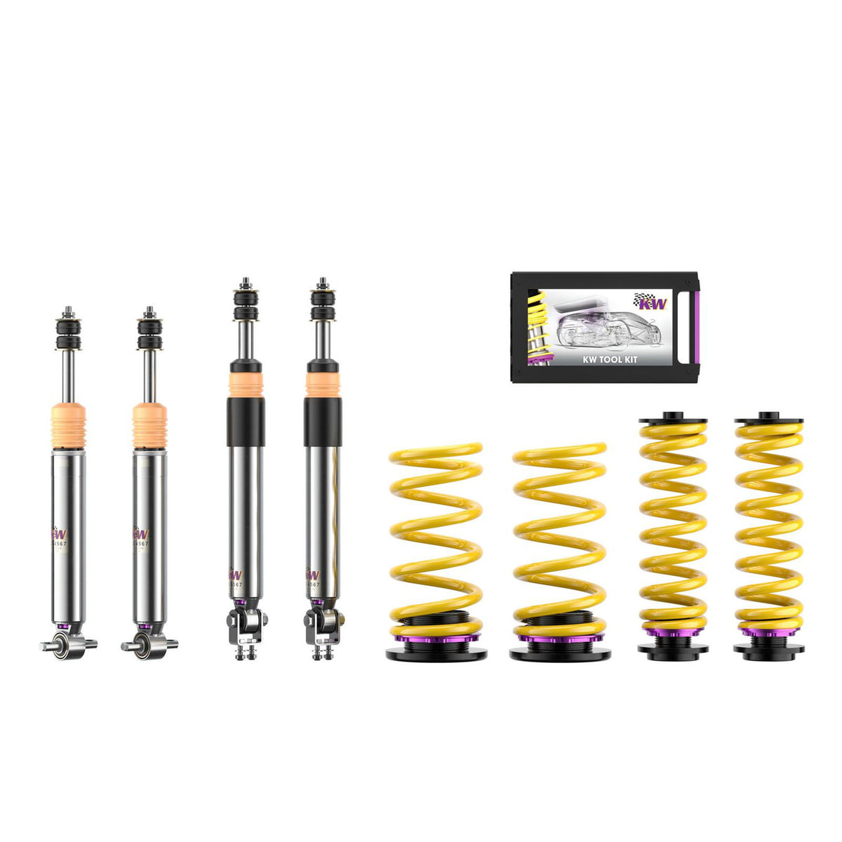 KW Suspension Variant 3 Coilover Kit for 1981 Mercedes-Benz 380SLC Coupe 3522500Z