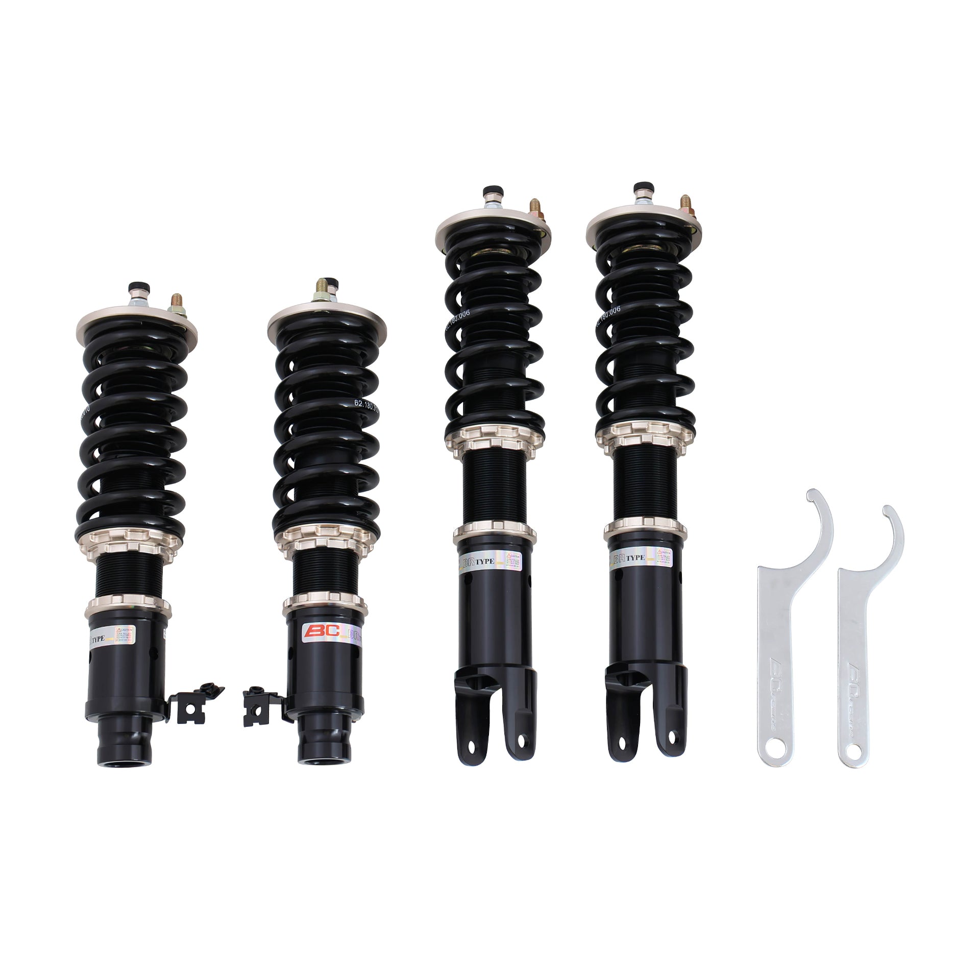BC Racing ZX Series Coilovers for 1994-2001 Acura Integra FWD (DC2) Rear Fork