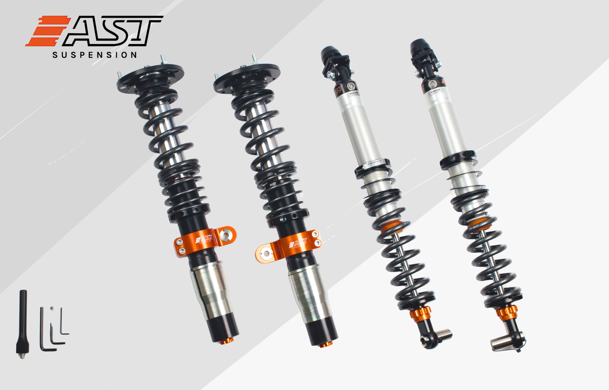 AST Suspension Club Racing 5100 Series Coilover Kit (Front/Rear Top Mounts) - 2008-2013 BMW M3 Coupe RWD (E92) ACC-B1605SD