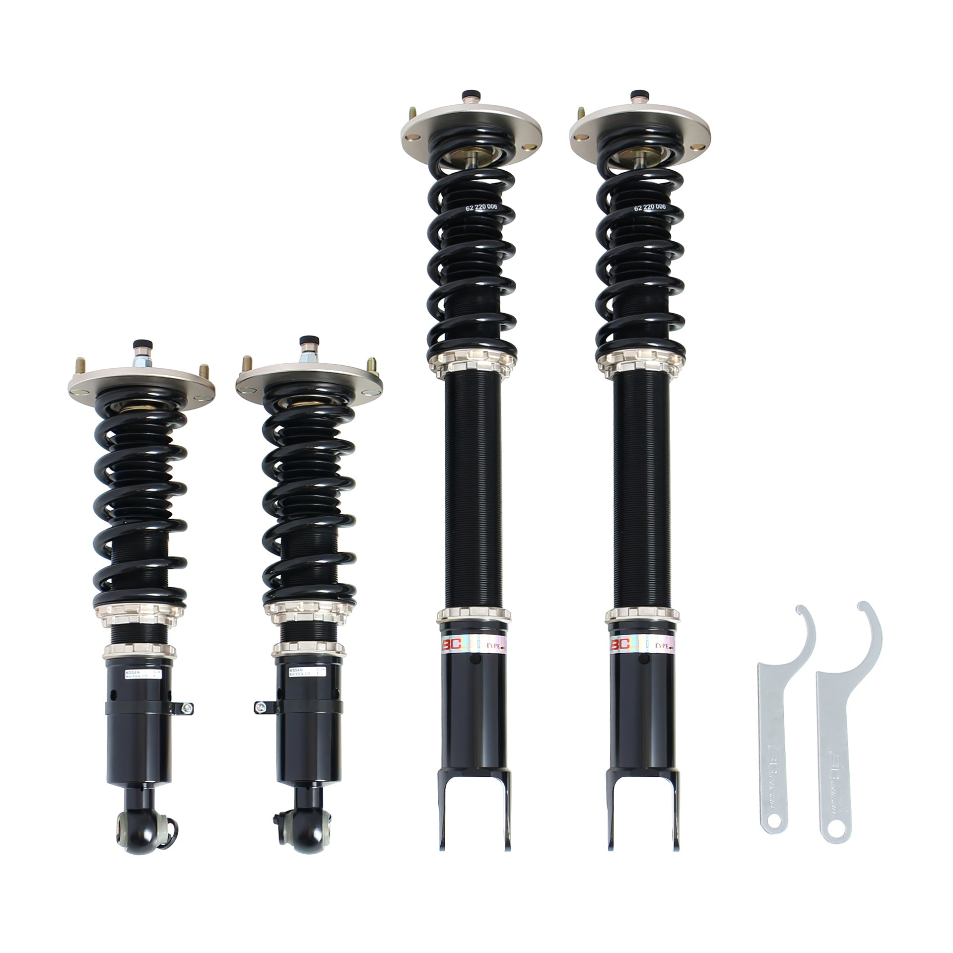 BC Racing ZX Series Coilovers for 1999-2002 Nissan Skyline R34 GTR AWD (BNR34)
