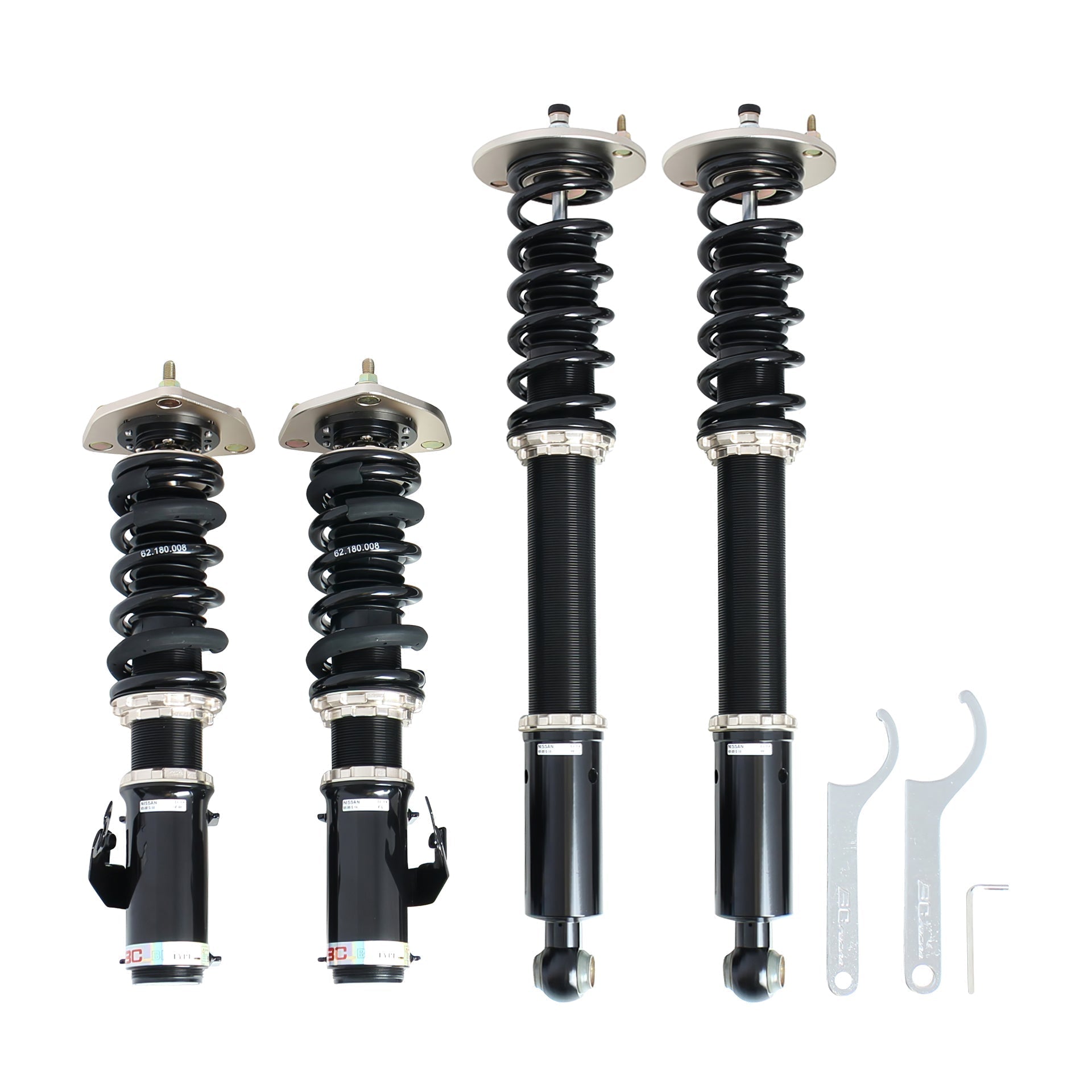 BC Racing ER Series Coilovers for 1995-1998 Nissan 240SX RWD (S14)