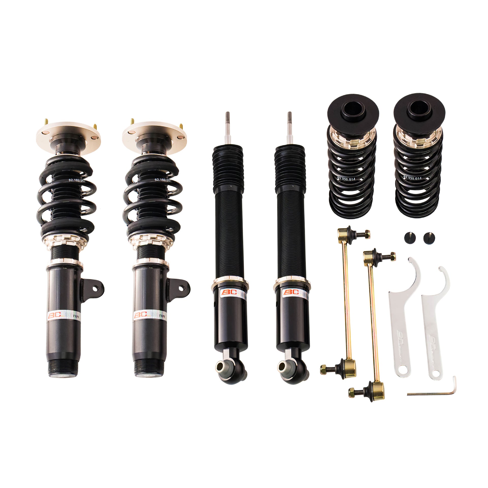 BC Racing HM Series Coilovers for 2007-2013 BMW M3 w/o EDC RWD (E90/E92)