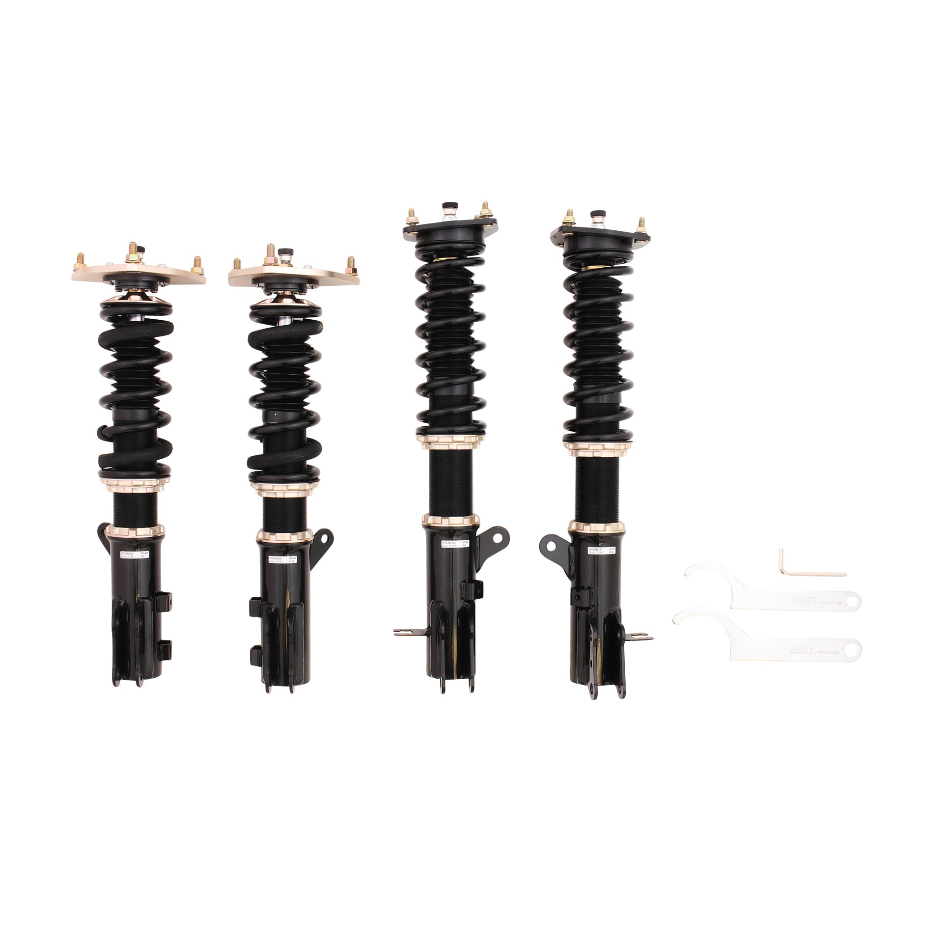 BC Racing RM Series Coilovers for 2003-2008 Hyundai Tiburon FWD (GK)