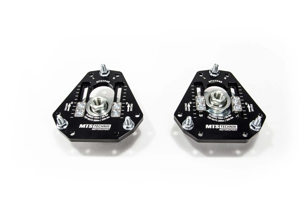 MTS Technik Adjustable Front Camber Caster Plates for 2006-2013 Mini Cooper D Hatchback Diesel (R56) MTSCP48SET