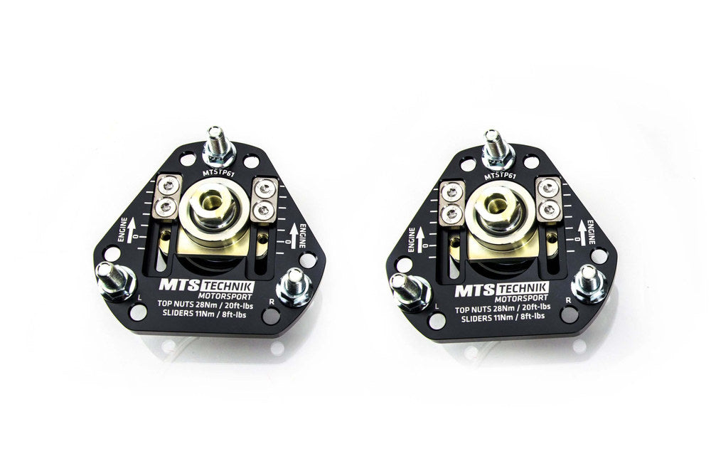 MTS Technik Adjustable Front Camber Caster Plates for 2011-2016 Honda Civic IX Sedan Saloon (FB) MTSCP61SET