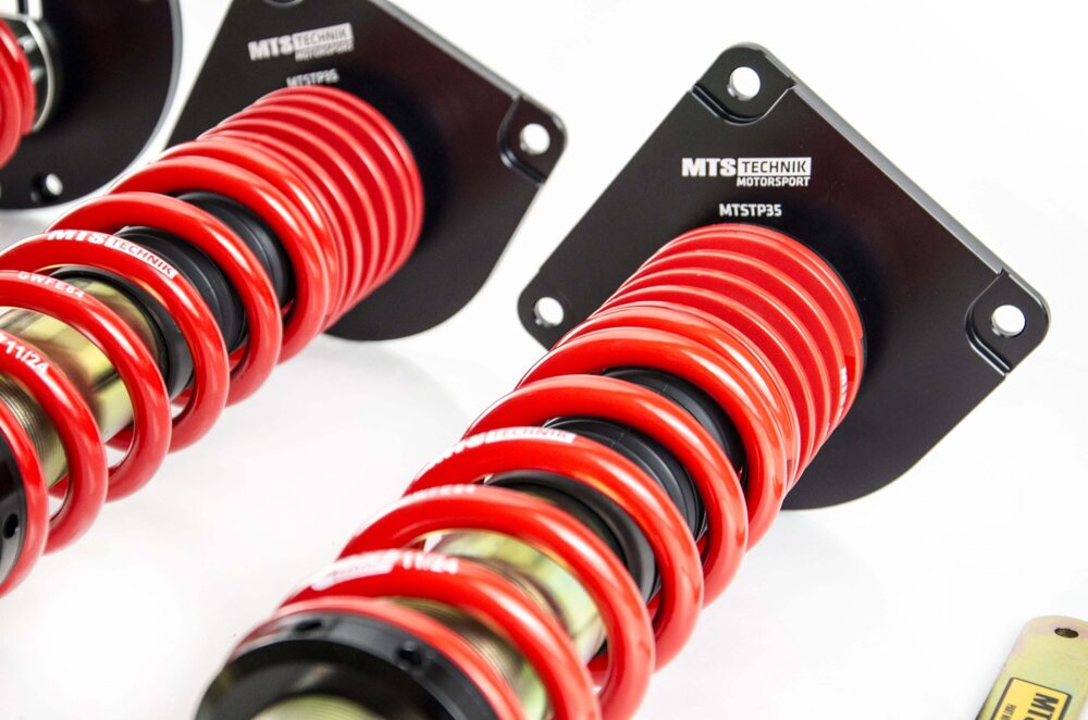 MTS Technik Street Series Suspension Coilover Kit (15-100mm Front Lowering) for 1982-1991 Audi 100 C3 Saloon (44) MTSGWAU64