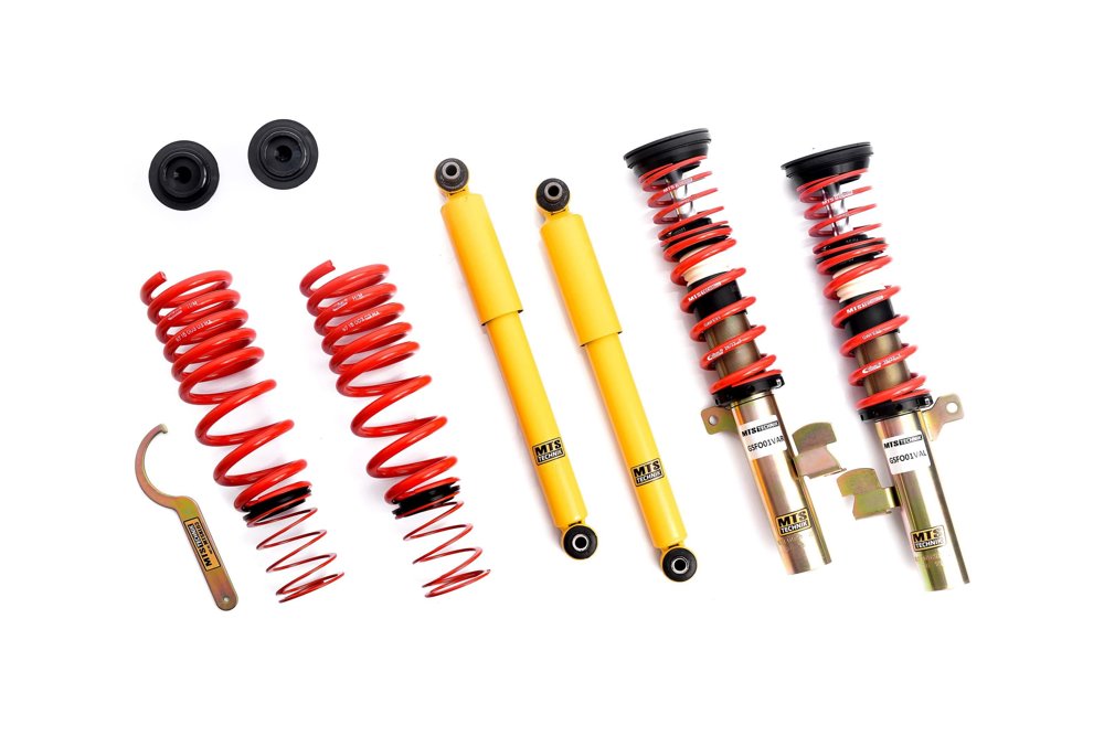 MTS Technik Street Series Suspension Coilover Kit (Gold Housing) for 2004-2012 Ford Focus II Turnier Estate (DA) MTSGWFO16