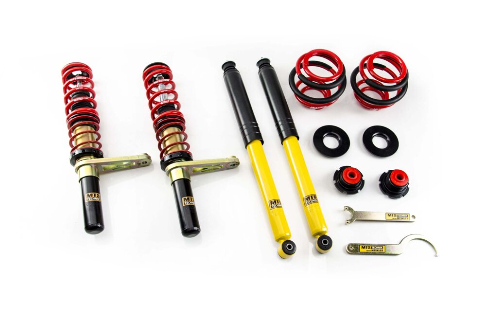 MTS Technik Street Series Suspension Coilover Kit (w/o Front & Rear Camber Plates) for 1991-1998 Opel Astra F Saloon (T92) MTSGWOP32
