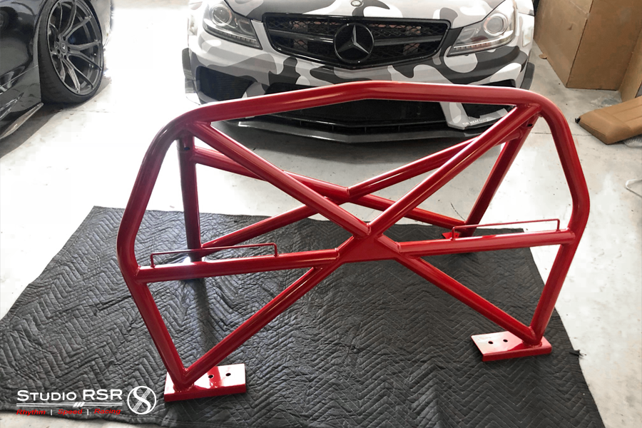 Studio RSR roll bar for 2008-2015 Mercedes-Benz C63 AMG (W204) — view 2