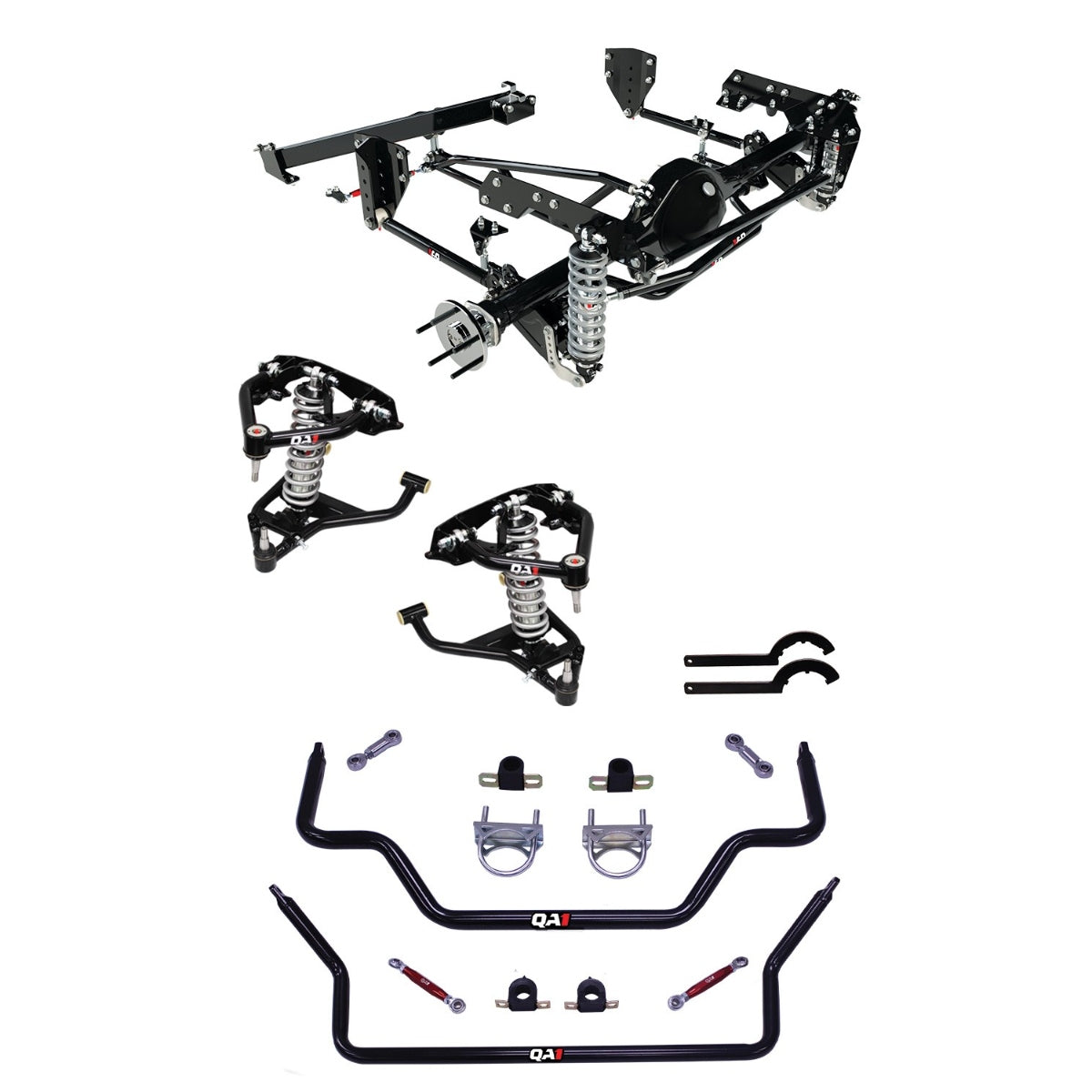 QA1 Level 3 Handling Kit with Narrowed 9" Housing for 1988-1998 GMC C1500 RWD