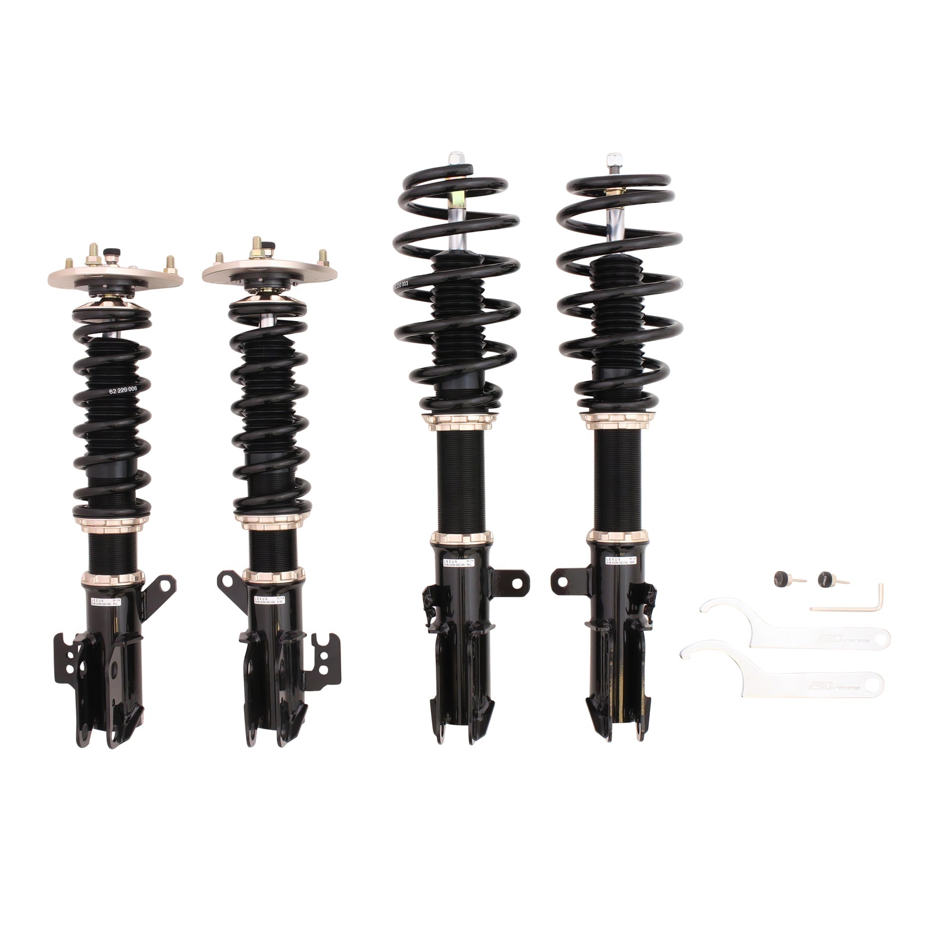 BC Racing RM Series Coilovers for 2002-2006 Lexus ES300 FWD (MCV30/MCV31)